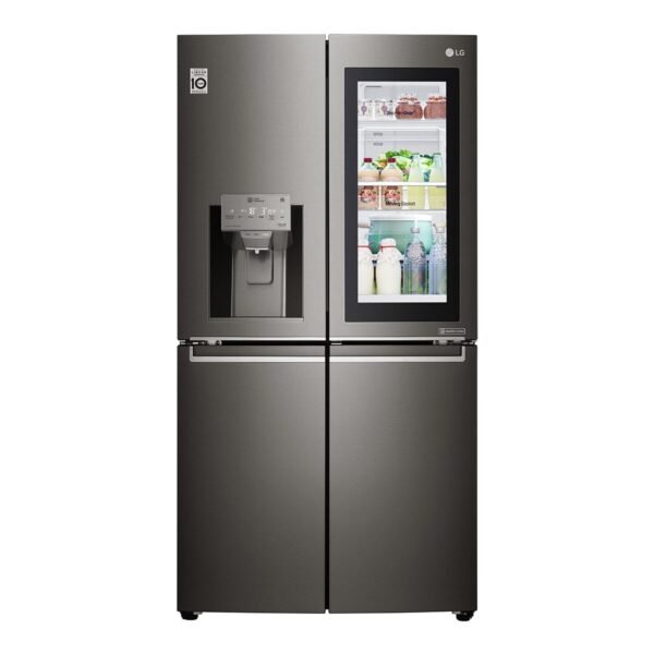 Frigorífico Side by Side LG GMX936SBHV con puerta Door in Door Instaview y dispensador de agua y hielo